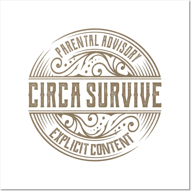 Circa Survive Vintage Ornament Wall Art by irbey